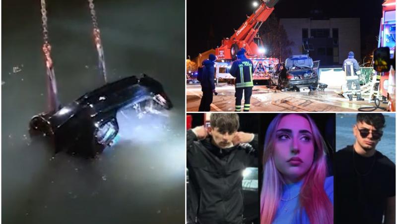 Trei prieteni au murit pe loc, după ce au zburat cu BMW-ul într-un canal din Portogruaro, în Italia. Fratele unuia dintre ei a sfârșit tot într-un accident, în luna mai