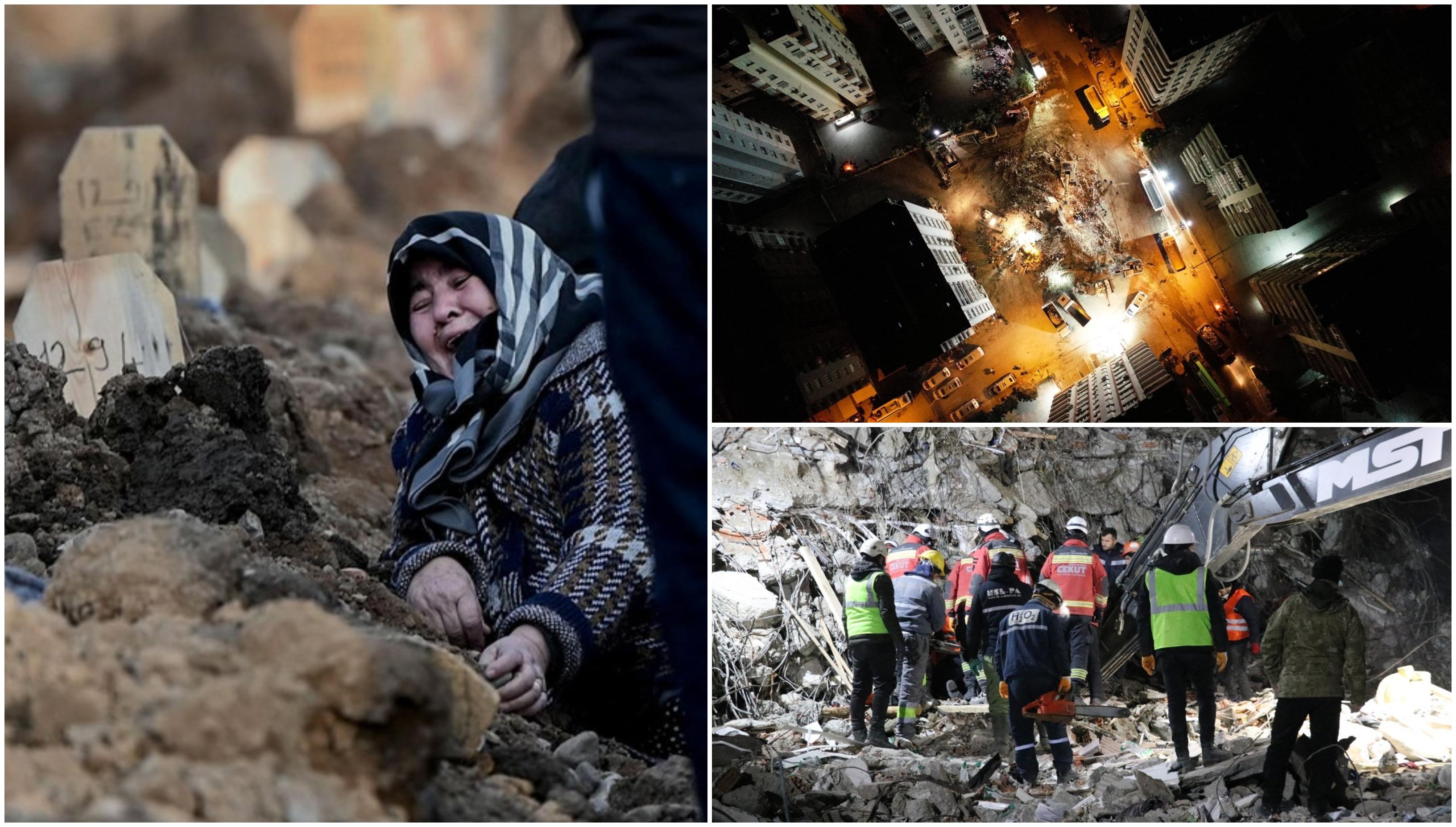 Cutremure în Turcia şi Siria: Bilanţul dezastrului a ajuns la peste 23.000 de morţi. Trupurile victimelor sunt adunate în stadioane şi parcări ca să fie identificate de rude