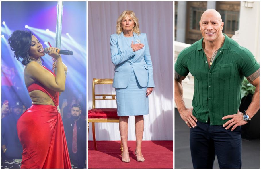 Jill Biden, Cardi B şi Dwayne Johnson, prezenţi la Grammy 2023 Jill Biden, Cardi B şi Dwayne Johnson, prezenţi la Grammy 2023