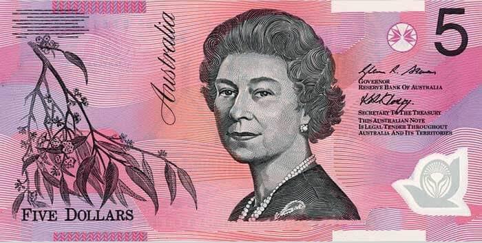 Regele Charles al III-lea nu va figura pe noua bancnotă de 5 dolari australieni