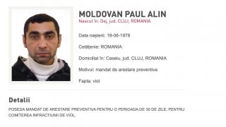 Bărbatul de 44 de ani, care a violat o copilă de 17 ani din Cluj, dat în urmărire. A fost eliberat pentru că judecătorul nu a apucat să semneze mandatul de arestare