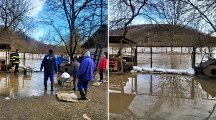 risc de inundații în mai multe zone din România 20 februarie 2023