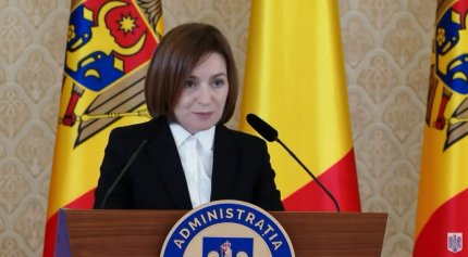 Maia Sandu: "Unii au dorit ca țara noastră să cadă și să instaureze un guvern marionetă. Moldova rămâne în picioare"