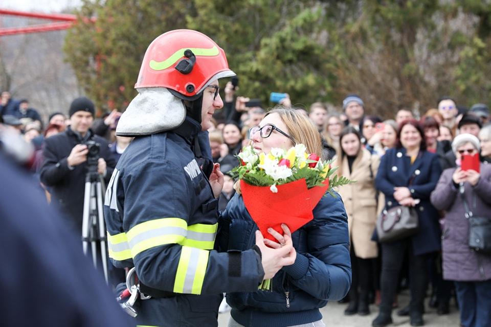 cerere în căsătorie la depunerea jurământului militar la IGSU