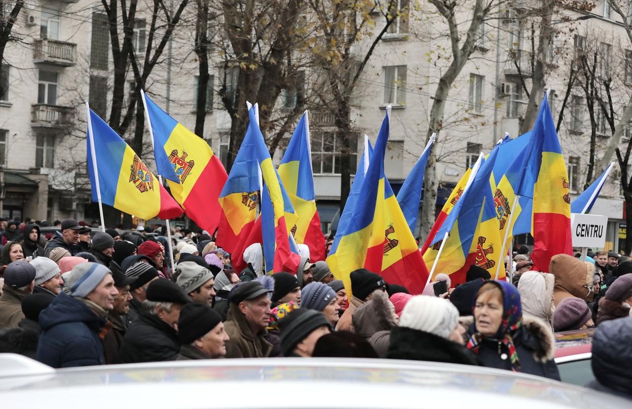 Noi proteste în Chişinău, organizate de opoziţia pro-rusă: "Sunt acţiuni de destabilizare a situaţiei"