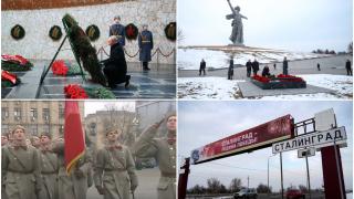 Numele oraşului Volgograd schimbat temporar în Stalingrad, statui cu Stalin şi poliţişti în uniforme NKVD. Cum vrea Putin propriul Stalingrad