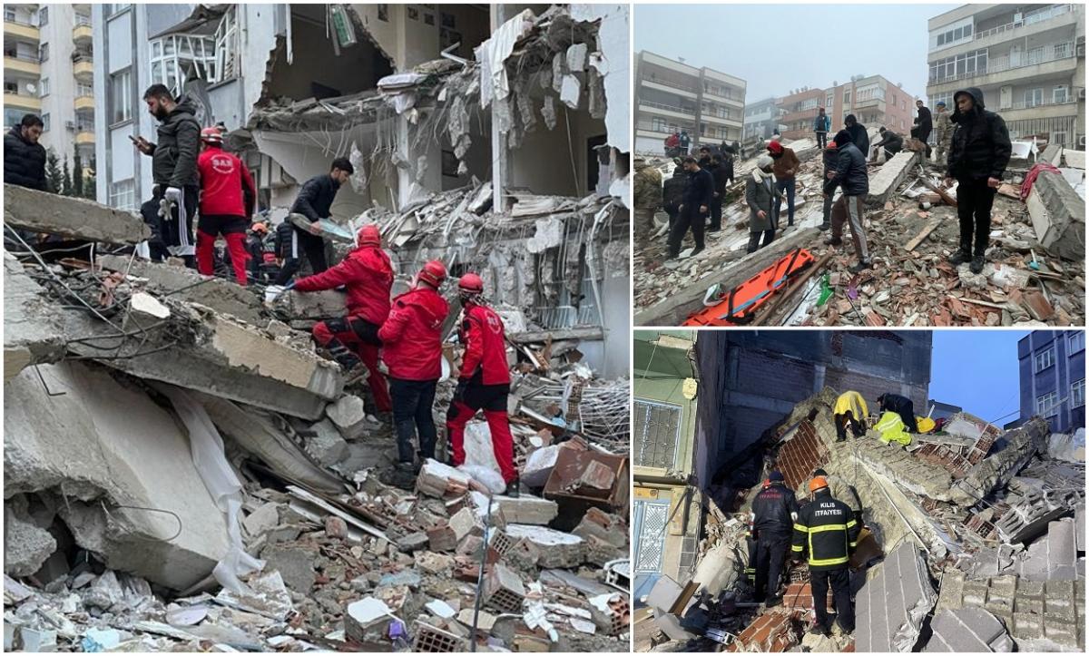 Un cutremur devastator de 7,8 pe Richter a lovit Turcia și Siria. Sunt peste 1000 de morți, peste 5000 de răniți, aproape 2.000 de clădiri s-au prăbușit | Observatornews.ro