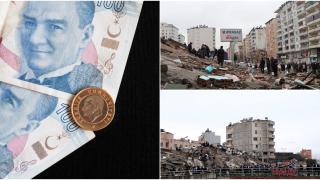 Cutremur devastator în Turcia: Lira turcească a ajuns la un nou minim istoric, acţiunile companiilor s-au prăbuşit