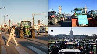 Protest masiv în Franţa: sute de fermieri au intrat cu tractoarele în Paris. Ce îi nemulţumeşte