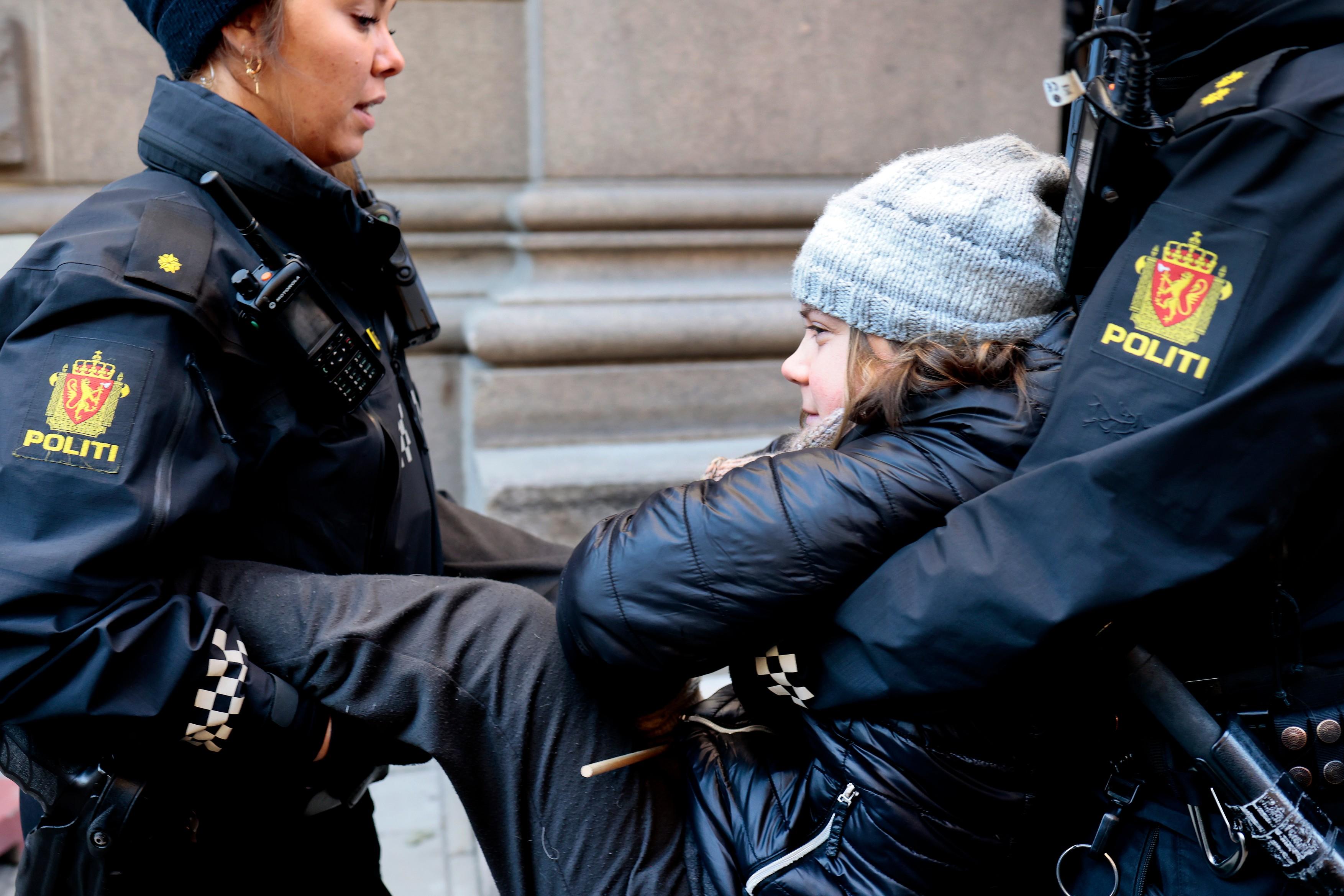 Greta Thunberg reținută în Oslo