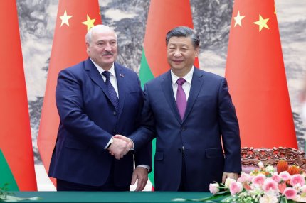 Xi Jinping și Alexander Lukașenko