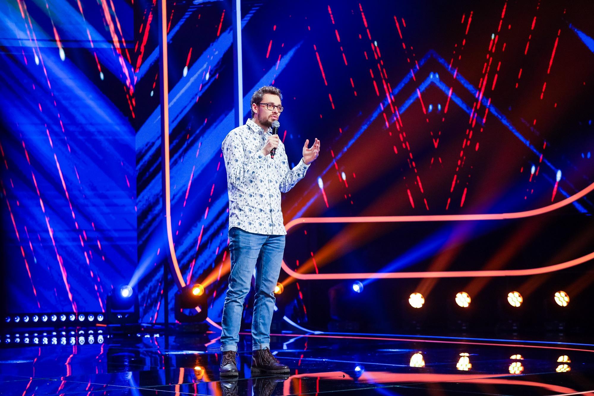 Paul Szabo, moment savuros de stand up în audițiile iUmor. Cătălin Bordea: “Cel mai bun număr de stand-up din sezonul ăsta!”