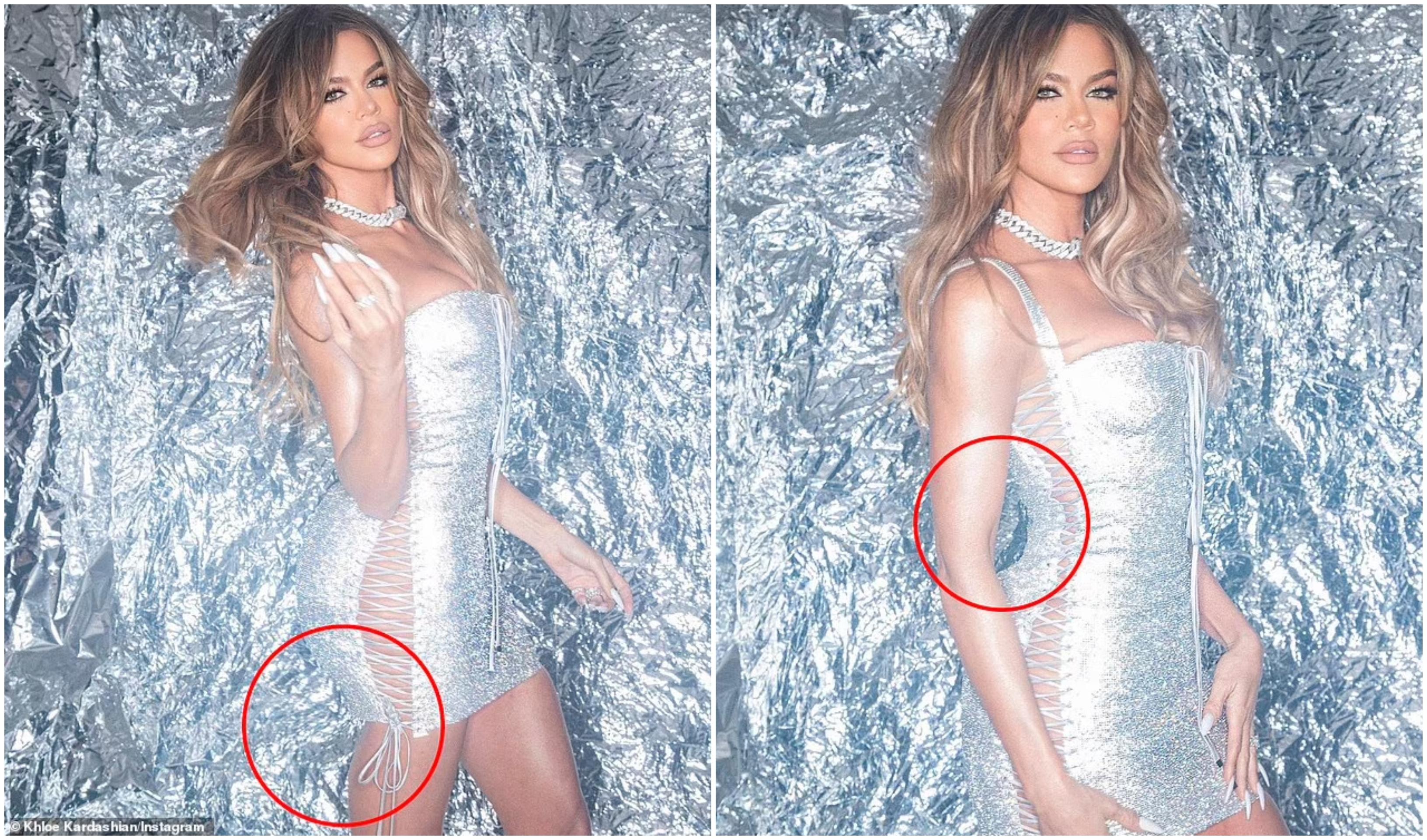 Khloe Kardashian a devenit ținta criticilor pe internet după ce și-a editat greșit o fotografie. Detaliul care "a dat-o de gol"