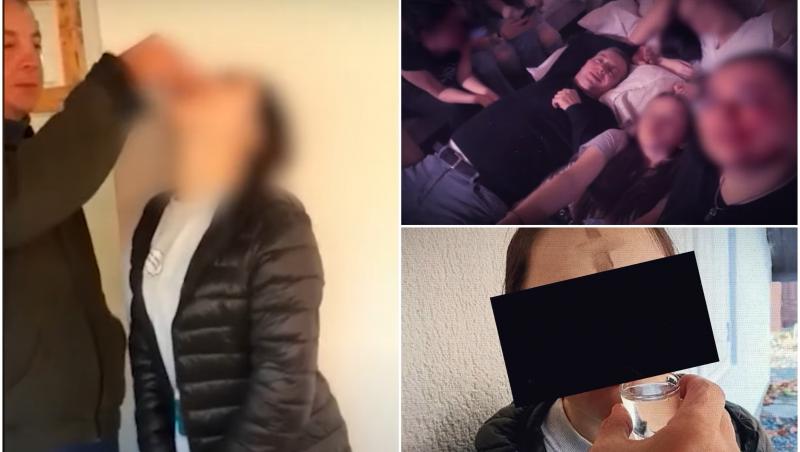 Un profesor de la Seminarul Teologic din Baia Mare le-a turnat băutură pe gât elevelor sale şi s-a pozat cu ele în pat: "Toate sunteţi ale mele"