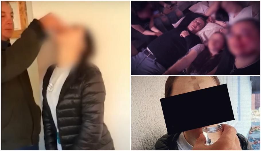 Un profesor de la Seminarul Teologic din Baia Mare le-a turnat băutură pe gât elevelor sale şi s-a pozat cu ele în pat: "Toate sunteţi ale mele" Un profesor de la Seminarul Teologic din Baia Mare le-a turnat băutură pe gât elevelor sale şi s-a pozat cu ele în pat: "Toate sunteţi ale mele"