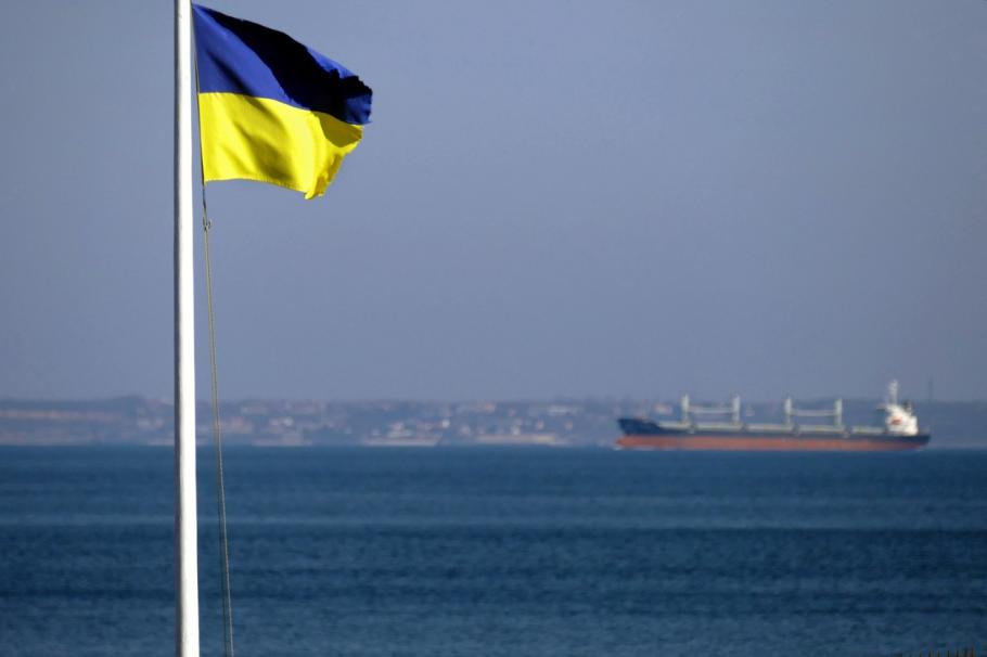 Vas cu cereale care pleacă din portul Odessa Vas cu cereale care pleacă din portul Odessa