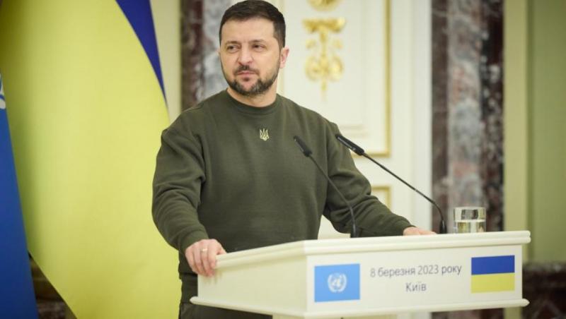 Zelenski anunţă noi sancţiuni împotriva Rusiei şi aliaţilor săi: "Peste 400 de persoane fizice şi companii. E industria de apărare a statului terorist"