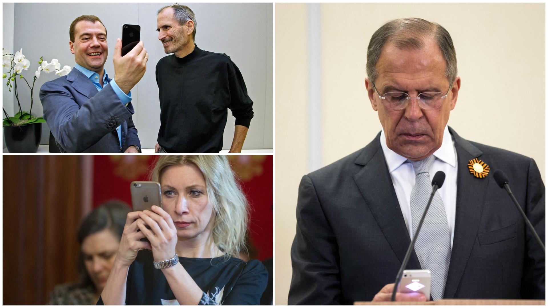 Mulți dintre apropiații lui Vladimir Putin au folosit sau folosesc produsele Apple