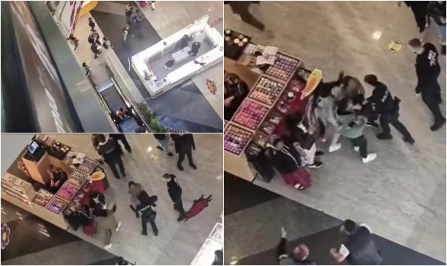 Scandal de proporții, între mai multe persoane, într-un mall din Botoșani Unul din cei implicați i-a amenințat pe ceilalți cu un briceag