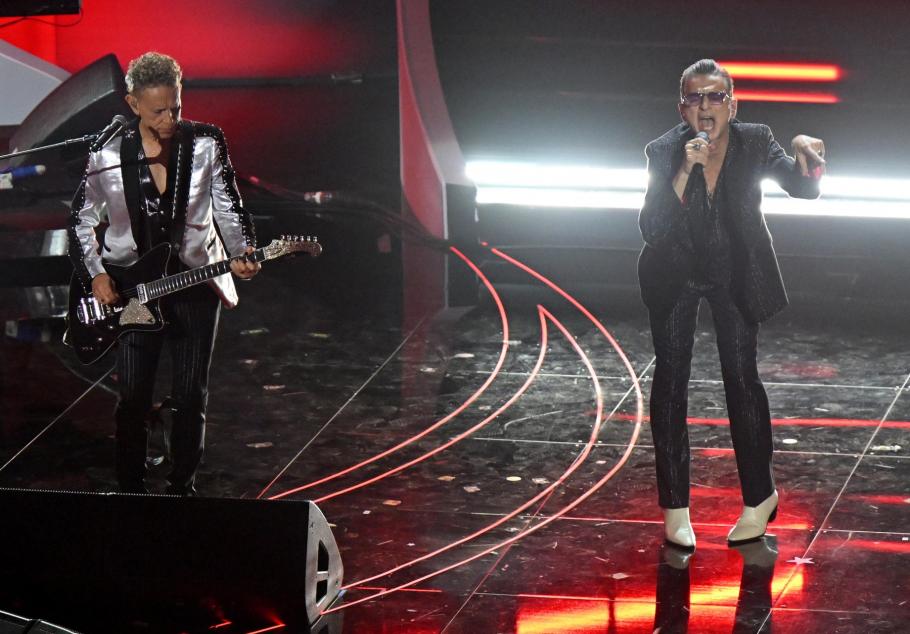 Depeche Mode Dave Gahan şi Martin Gore de la Depeche Mode