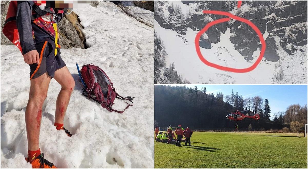 Un bărbat a stat o noapte întreagă în pantaloni scurți în Munții Caraiman. A fost salvat cu elicopteru