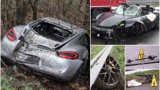 Trei Porsche, patru morți și un accident de groază. Dramă incredibilă pe autostrada A3 spre Koln, în Germania