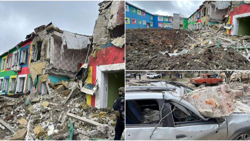 Ruşii au făcut prăpăd în oraşele din Doneţk: un orfelinat, distrus complet de rachete. O persoană a fost ucisă şi alte 25 rănite în Slaviansk