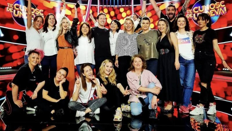 Specialiştii în make up şi coregrafiei ai celebrei producţii Wednesday semnează momentele artistice de la Te cunosc de undeva!