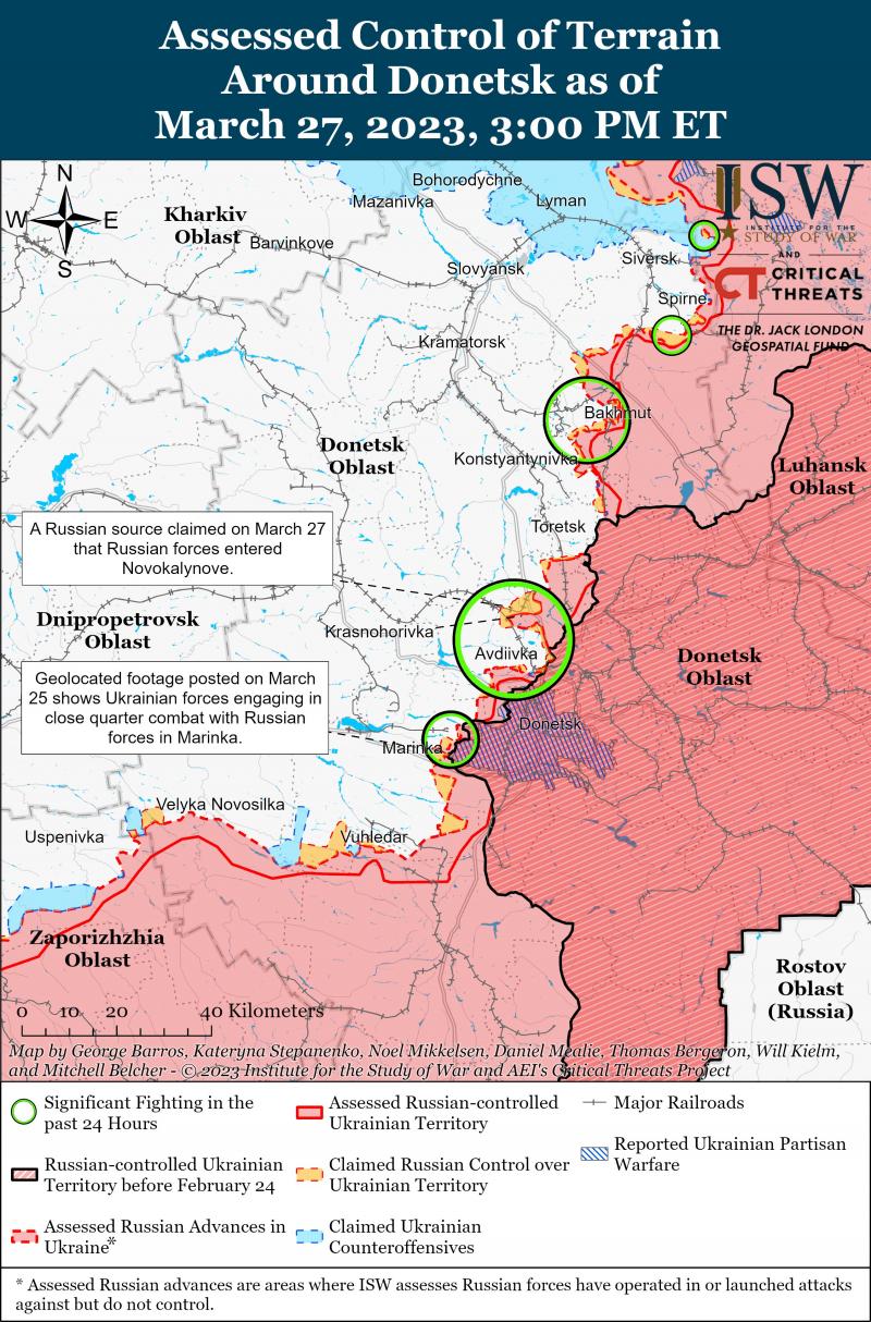 Cât au avansat ruşii la Avdiivka şi Bahmut: Moscova suferă pierderi grele. Misiunea Ucrainei este "să epuizeze armata rusă" Cât au avansat ruşii la Avdiivka şi Bahmut: Moscova suferă pierderi grele. Misiunea Ucrainei este "să epuizeze armata rusă"