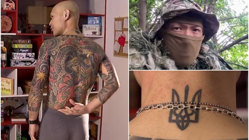 Un fost Yakuza luptă în armata ucraineană. Harusan a făcut parte din temuta mafie japoneză aproape 20 de ani: "Vreau să fiu aici până la victorie!"