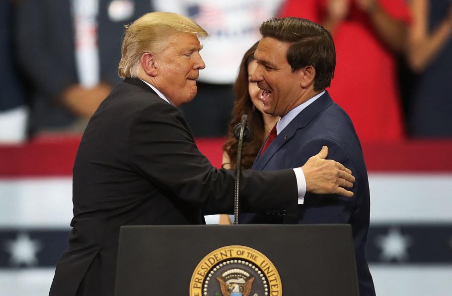 Ron DeSantis și Donald Trump Ron DeSantis și Donald Trump
