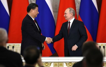 Xi Jinping și Vladimir Putin