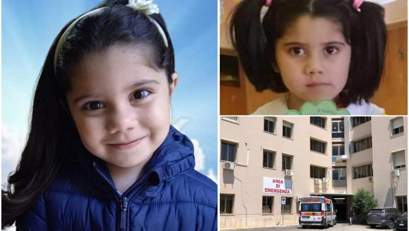 "Drum lin printre îngeri, suflet mic și frumos". Gabriela, fetița unor români din Italia, a murit pe patul de spital, la câteva ore după internare