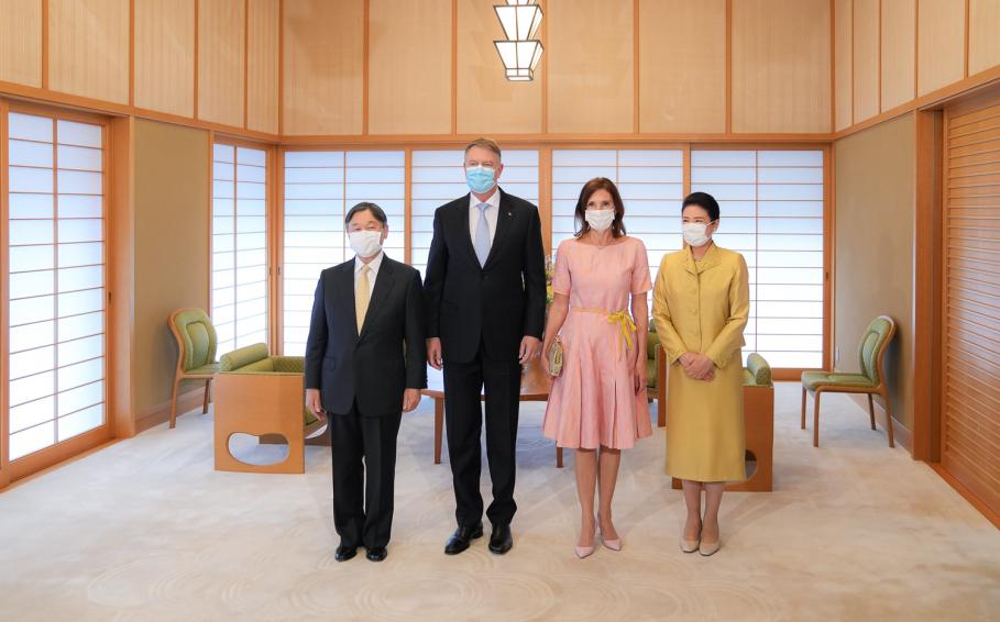 Klaus Iohannis a fost primit de împăratul japonez Naruhito Klaus Iohannis a fost primit de împăratul japonez Naruhito