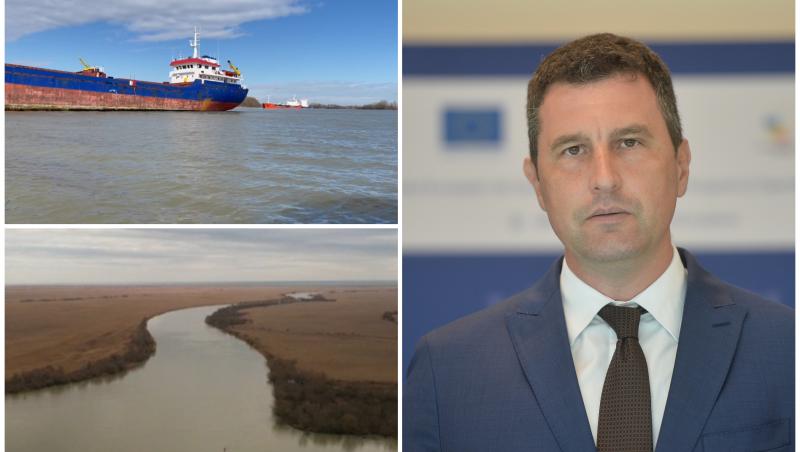Delta Dunării, după lucrările de pe Canalul Bâstroe. Rezultatul primelor măsurători. Ministrul Mediului: "Efectele nu vin de pe azi pe mâine"