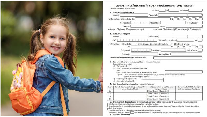 Ministerul Educației, anunț despre înscrierea copiilor la clasa pregătitoare. Cum arată cererea și când se depune