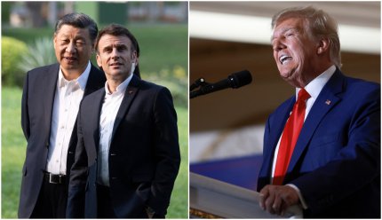 Trump îl acuză pe Macron că îl "pupă în fund" pe Xi Jinping. Preşedintele francez, sub tirul criticilor după ce a cerut UE să nu devină "adepta" SUA sau a Chinei