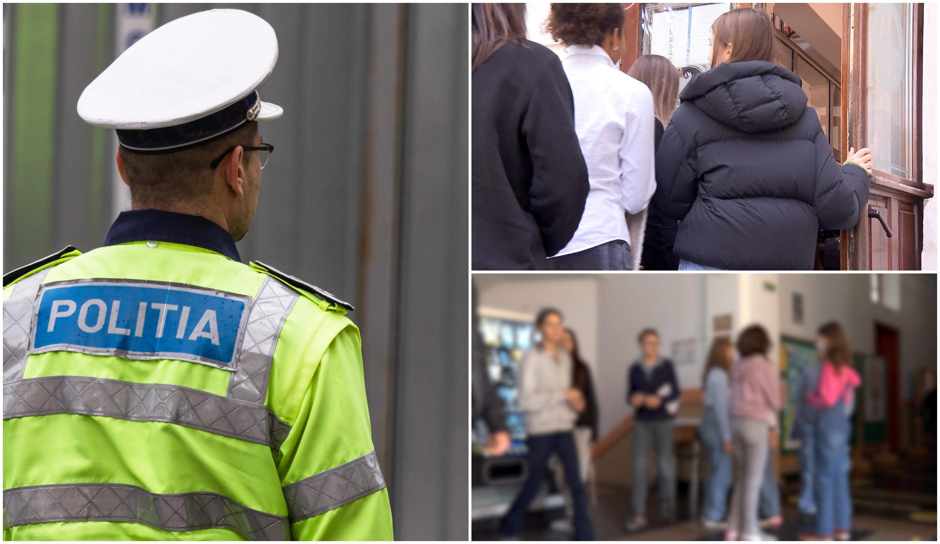 Elevii chiulangii, pândiţi de 50 de poliţişti locali. Părinţii celor prinşi se trezesc cu amendă de cel mult 1.000 de lei acasă