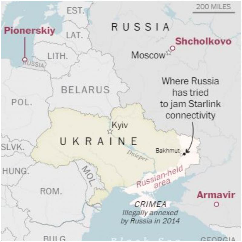 Rusia dezvăluie o armă secretă cu care atacă sateliţii Starlink în Ucraina, scrie WP