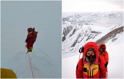 O româncă a reușit să urce la peste 8.000 de metri, pe Vf. Annapurna din Himalaya. Aventura a durat 17 ore