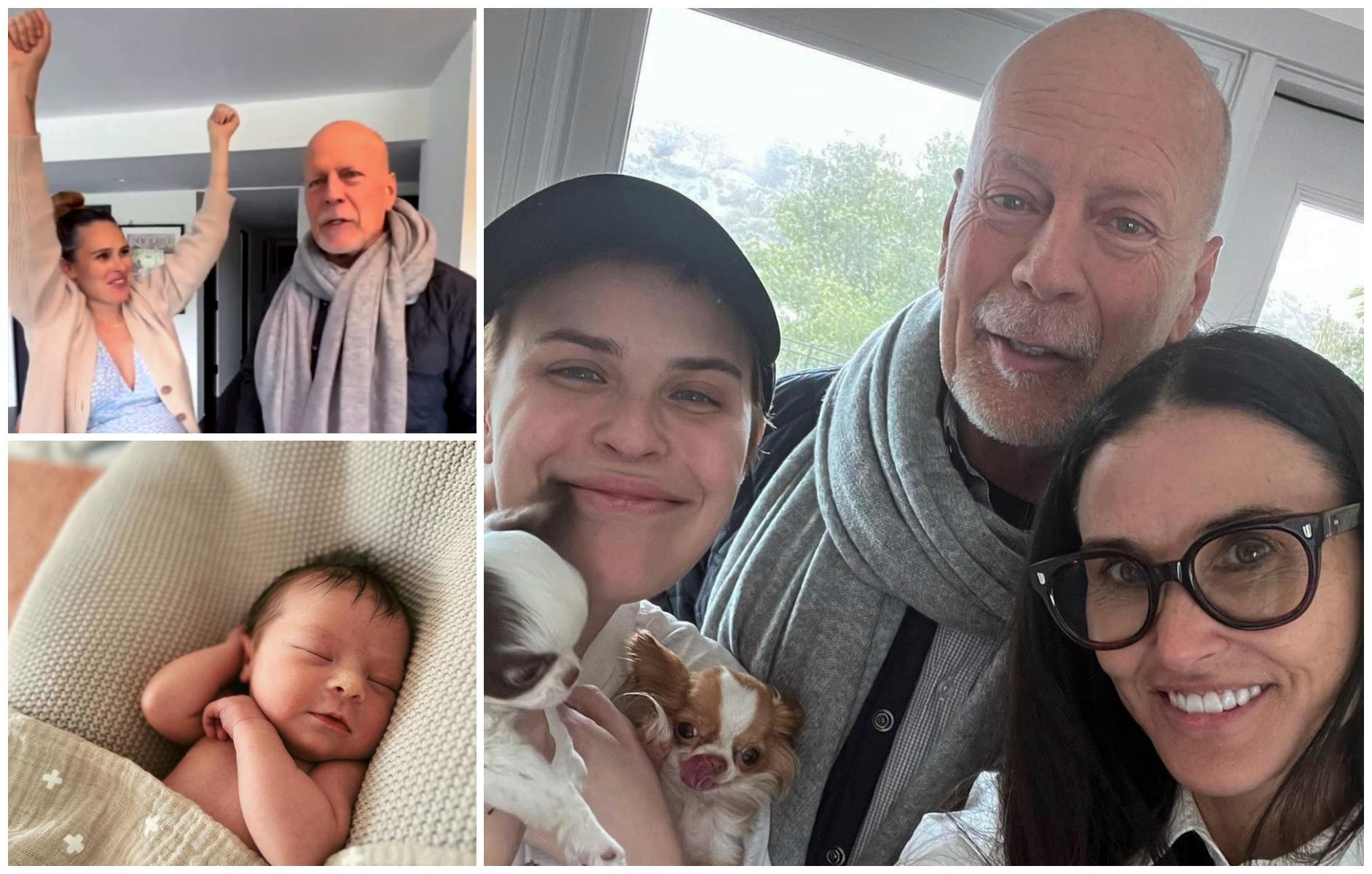 Bruce Willis şi Demi Moore sunt oficial bunici