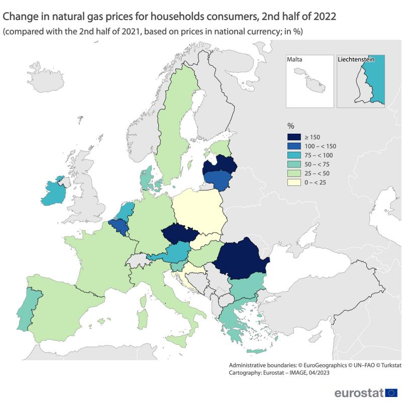 România a avut cea mai are creştere din UE la preţul energiei electrice şi a fost pe 2 la gaze, anul trecut - Eurostat România a avut cea mai are creştere din UE la preţul energiei electrice şi a fost pe 2 la gaze, anul trecut - Eurostat