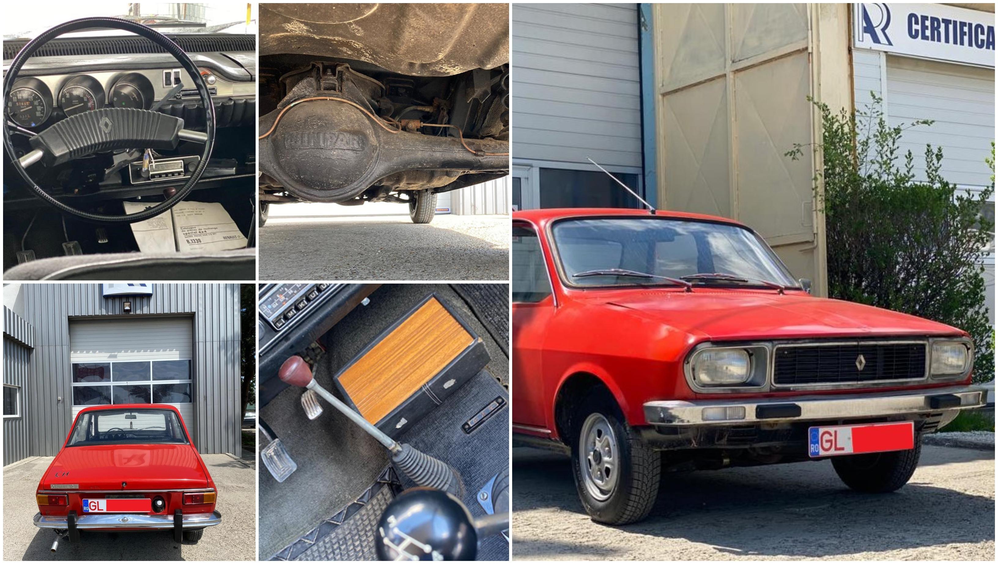 Un român a mers în "vizită" la RAR cu o bijuterie de Renault 12 Sinpar, din 1974. Maşina, cumpărată din Elveţia, a fost fabricată în ediţie limitată