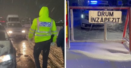 Şoferii au ignorat avertismentele şi au rămas înzăpeziţi. 424 de persoane au fost scoase din 207 maşini rămase, doar în Botoşani. Sute de apeluri la 112, în Iaşi