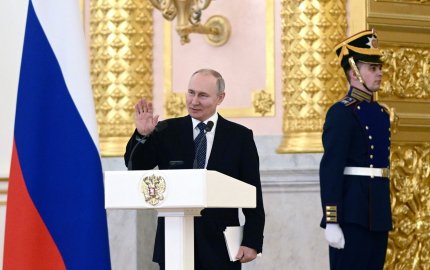 Moment jenant pentru Putin la Kremlin. Mai mulţi ambasadori străini au refuzat să-l aplaude chiar şi după ce le-a vorbit în engleză