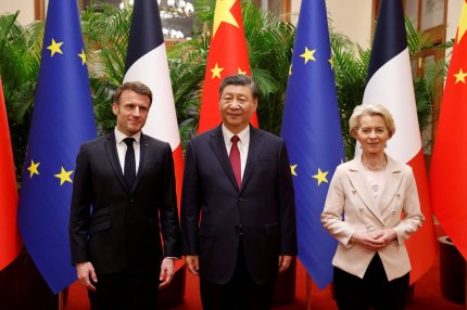 Macron a eşuat să-l convingă pe Xi Jinping să critice Rusia şi războiul din Ucraina. A comis o gafă diplomatică la Beijing