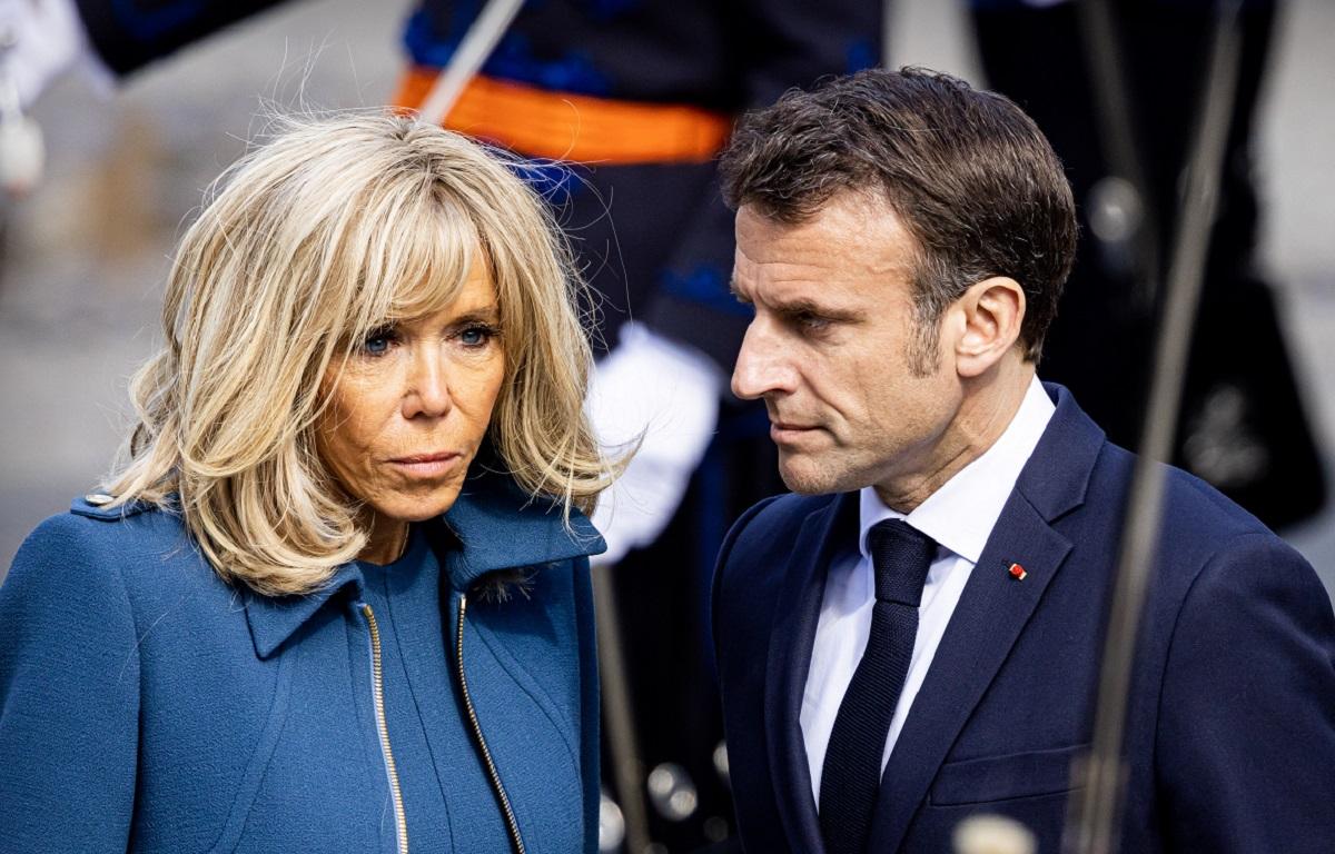 Emmanuel Macron şi Brigitte Macron