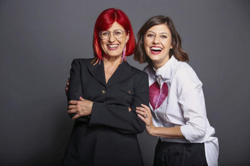 Actrița Ada Galeș și mama ei, scriitoarea Antoneta Galeș