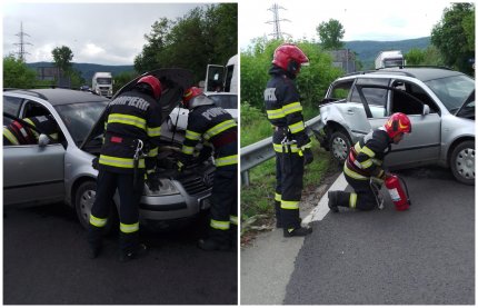 Accident cu 3 răniţi, în Vâlcea