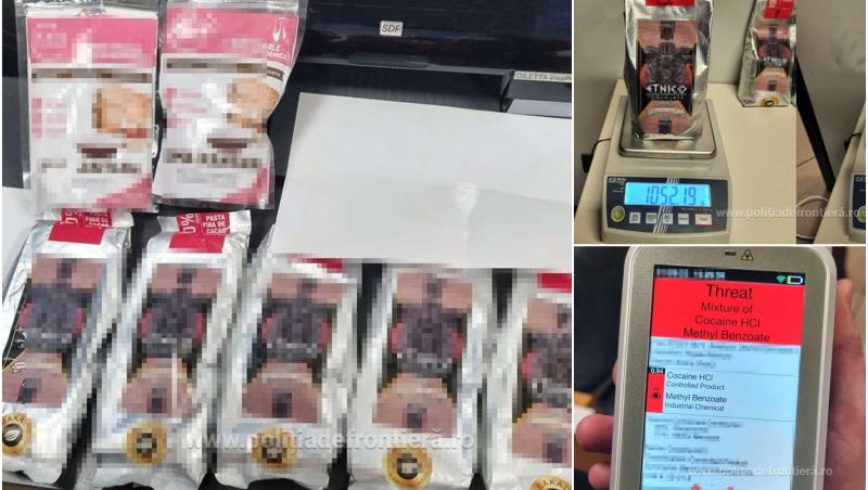 Cetăţean din Peru, prins pe aeroportul Otopeni cu 5 kg de cocaină în bagajul de mână. A fost dat în judecată pentru trafic internaţional de droguri
